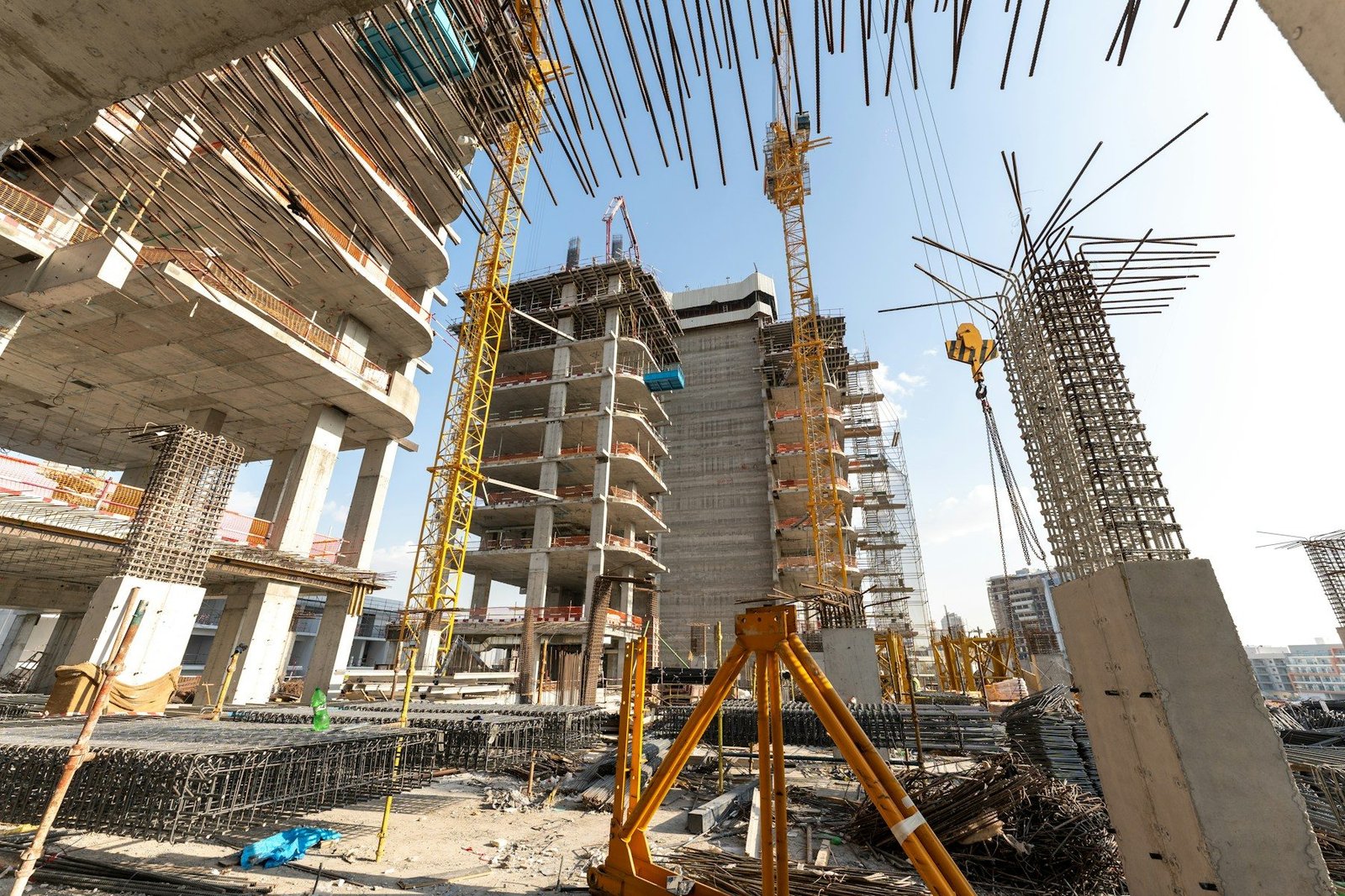 Illustrative concrete building construction